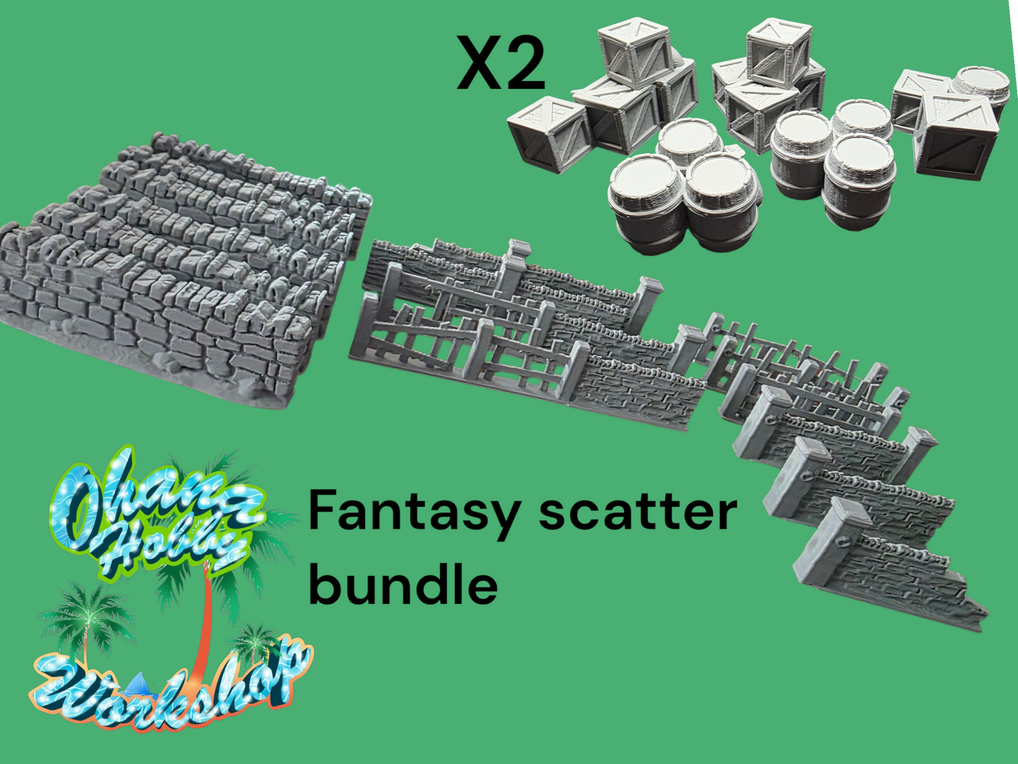 Fantasy scatter bundle